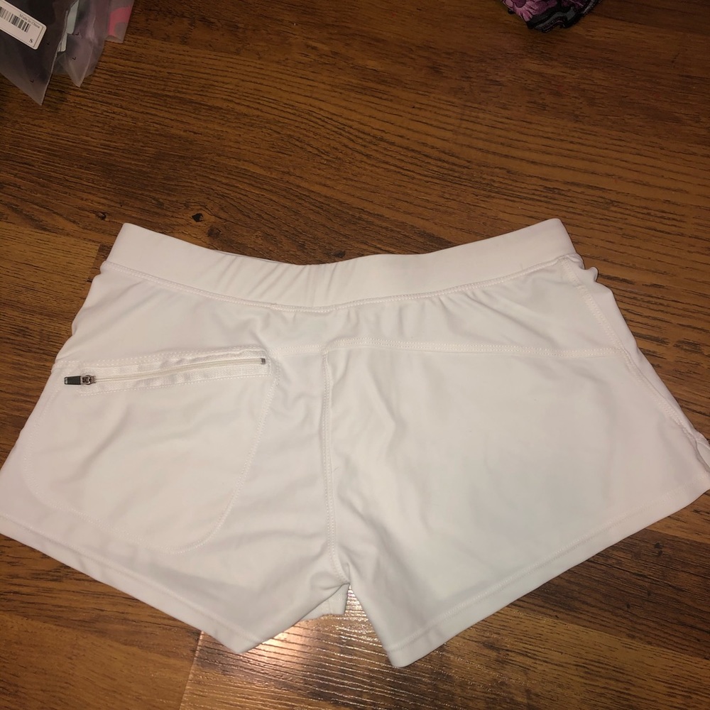 white shorts